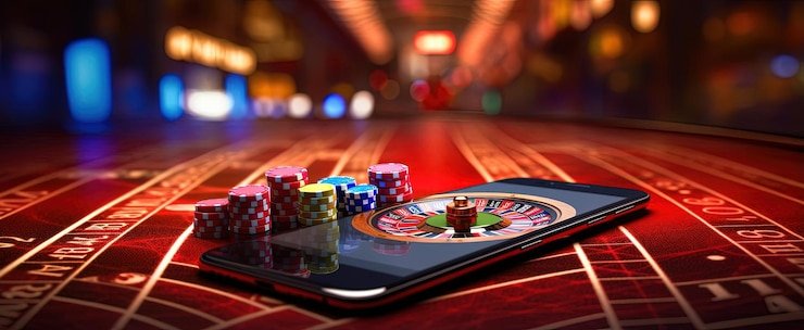Mobile app interface showing live casino menu